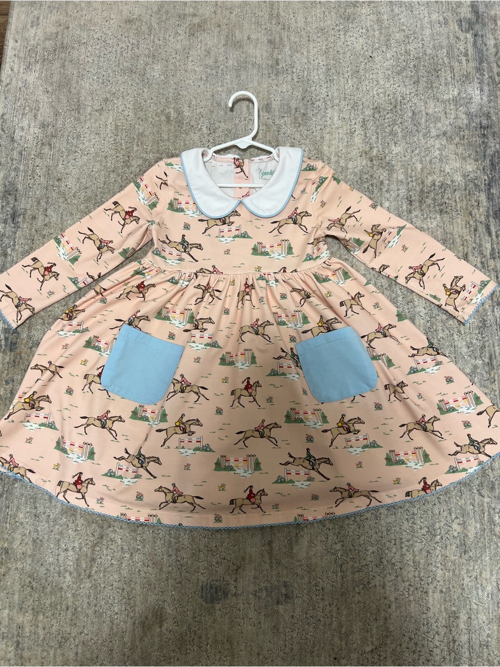 Serendipity equestrian print dress size M